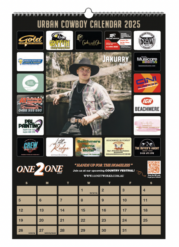Urban Country Calendar 2025